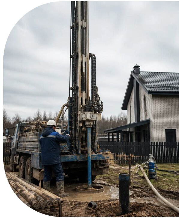 Бурение скважин на воду под ключ в Реже от 131436 р. | АПаруса-Реж